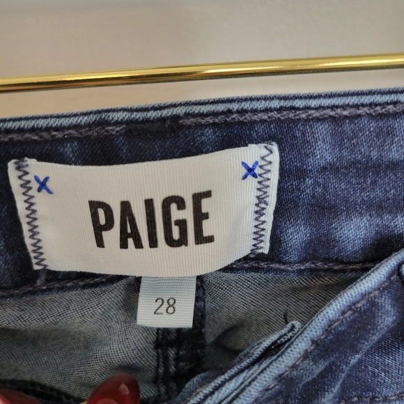 28 Paige Jeans Manhattan Style Slim Bootcut - Picture 2 of 7